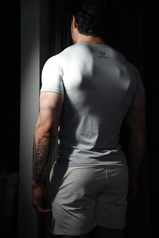 Elemental Short Sleeve - Light Gray