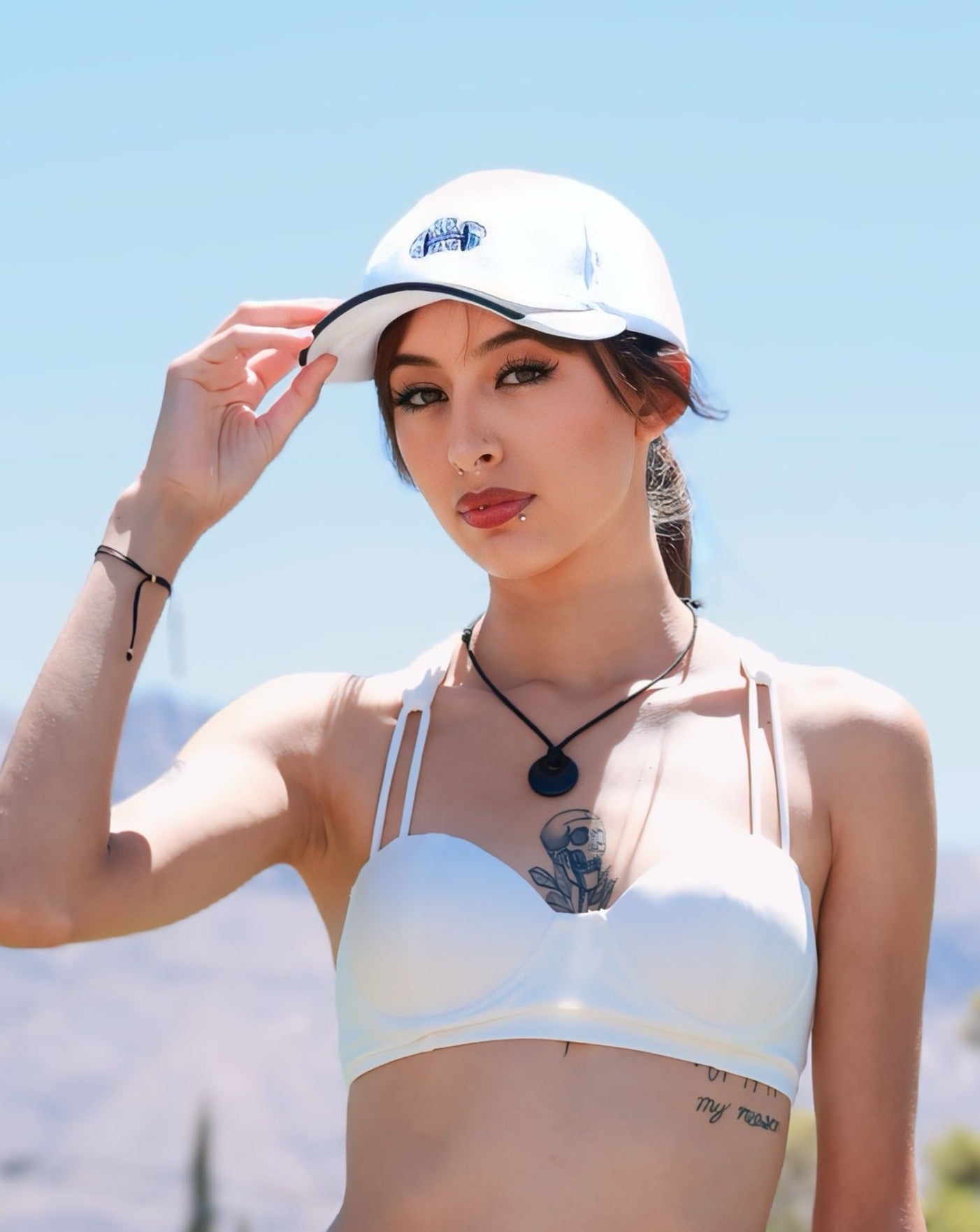 Flex Sand Cap- Black and White