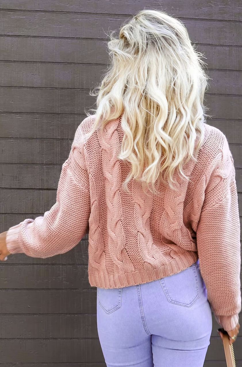 Cable Knit Turtleneck