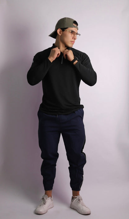 𝗘̘̚𝗿̘̚𝗿̘̚𝗼̘̚𝗿̘̚ 𝟰̘̚𝟬̘̚𝟰̘̚: Dawn - Crash Loop Joggers in Azure