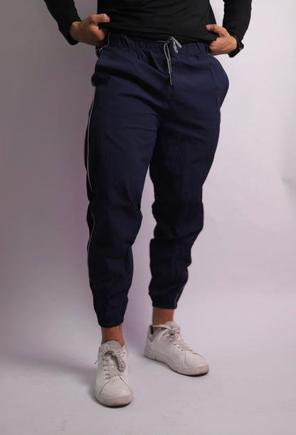 𝗘̘̚𝗿̘̚𝗿̘̚𝗼̘̚𝗿̘̚ 𝟰̘̚𝟬̘̚𝟰̘̚: Dawn - Crash Loop Joggers in Azure