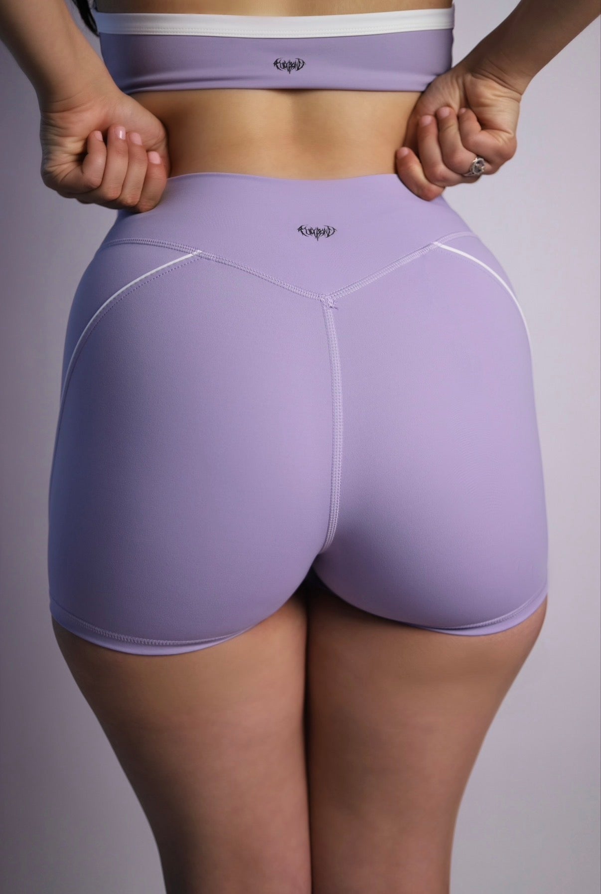 𝗘̘̚𝗿̘̚𝗿̘̚𝗼̘̚𝗿̘̚ 𝟰̘̚𝟬̘̚𝟰̘̚: Dawn - Rose Monarch Shorts in Amethyst