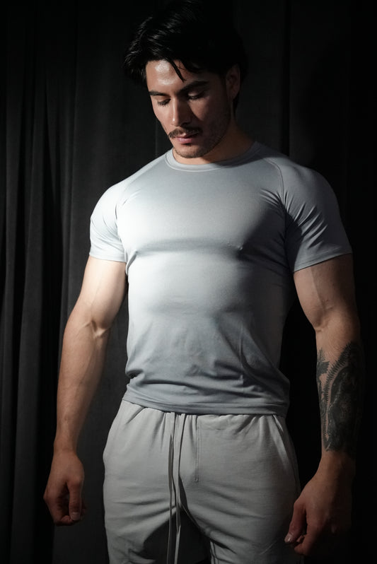 Elemental Short Sleeve - Light Gray