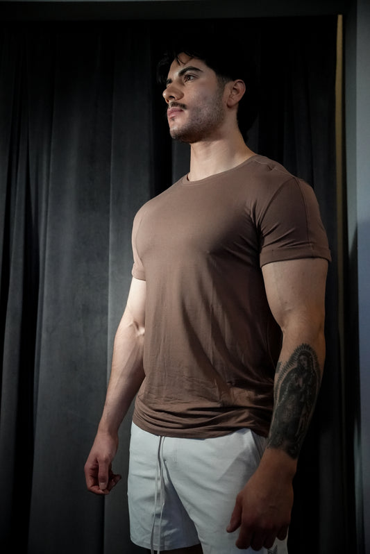 Elemental Short Sleeve - Brown