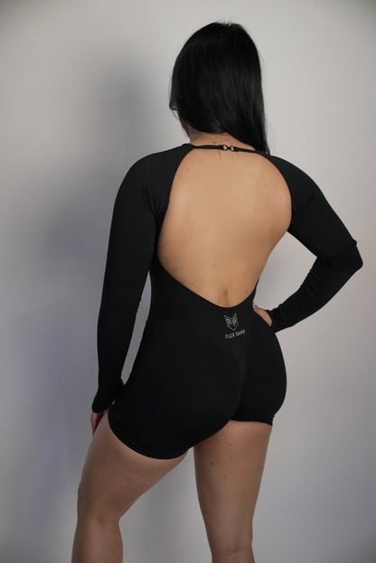 Bloom Romper - Black