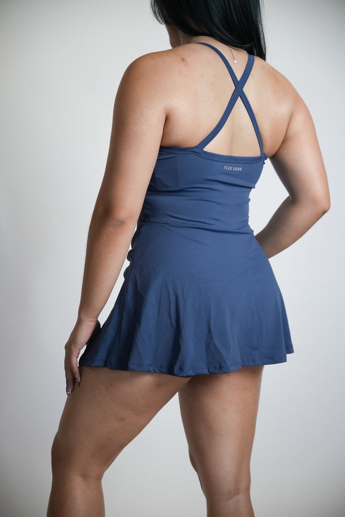 Rush Wrap Dress - Navy