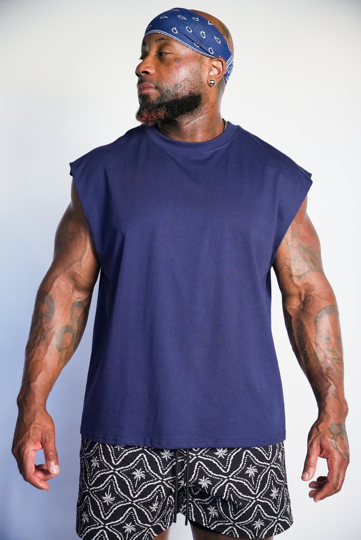 Cap Stone Cutoff - Navy