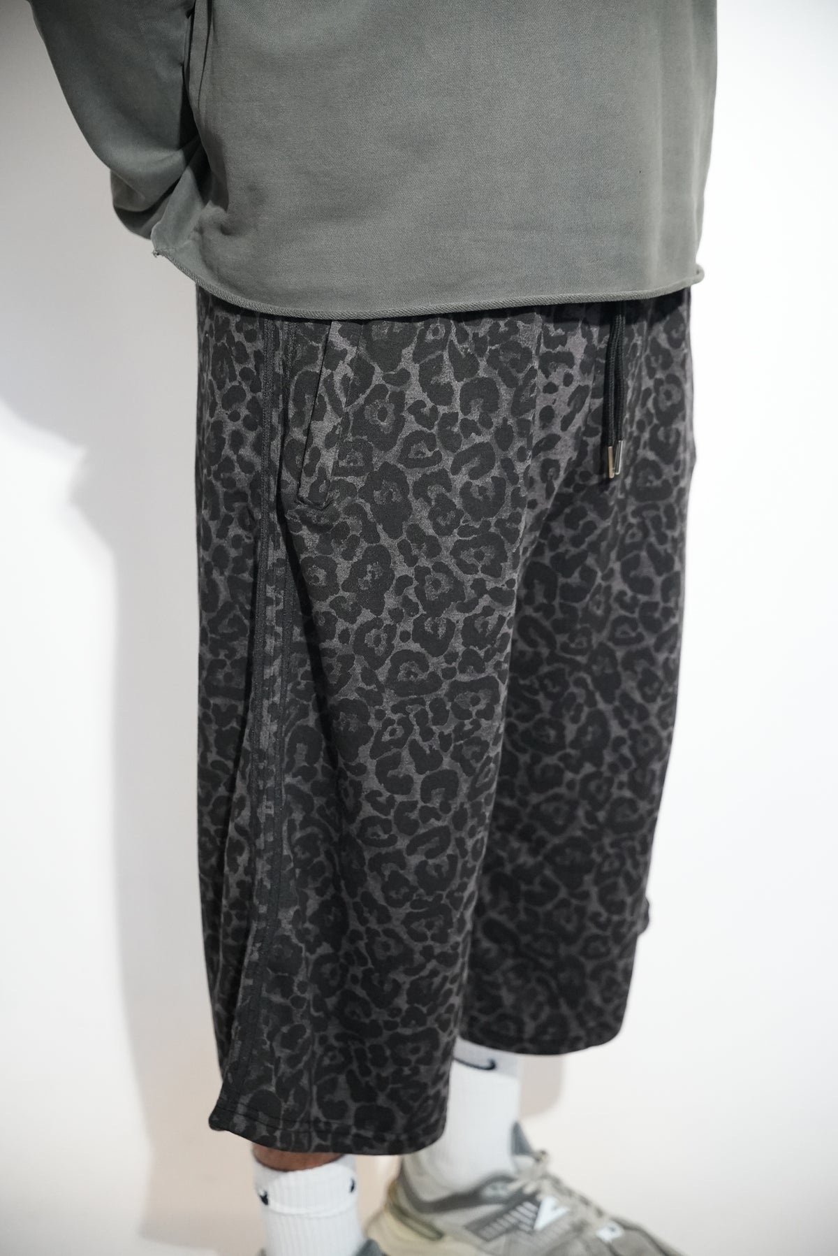 Retro Active Jorts - Dark Cheetah