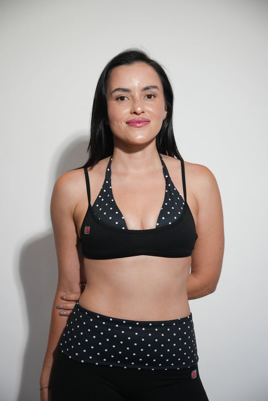 Deco Set - Black Bra Polka Dot