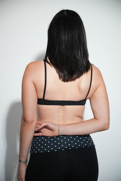 Deco Set - Black Bra Polka Dot
