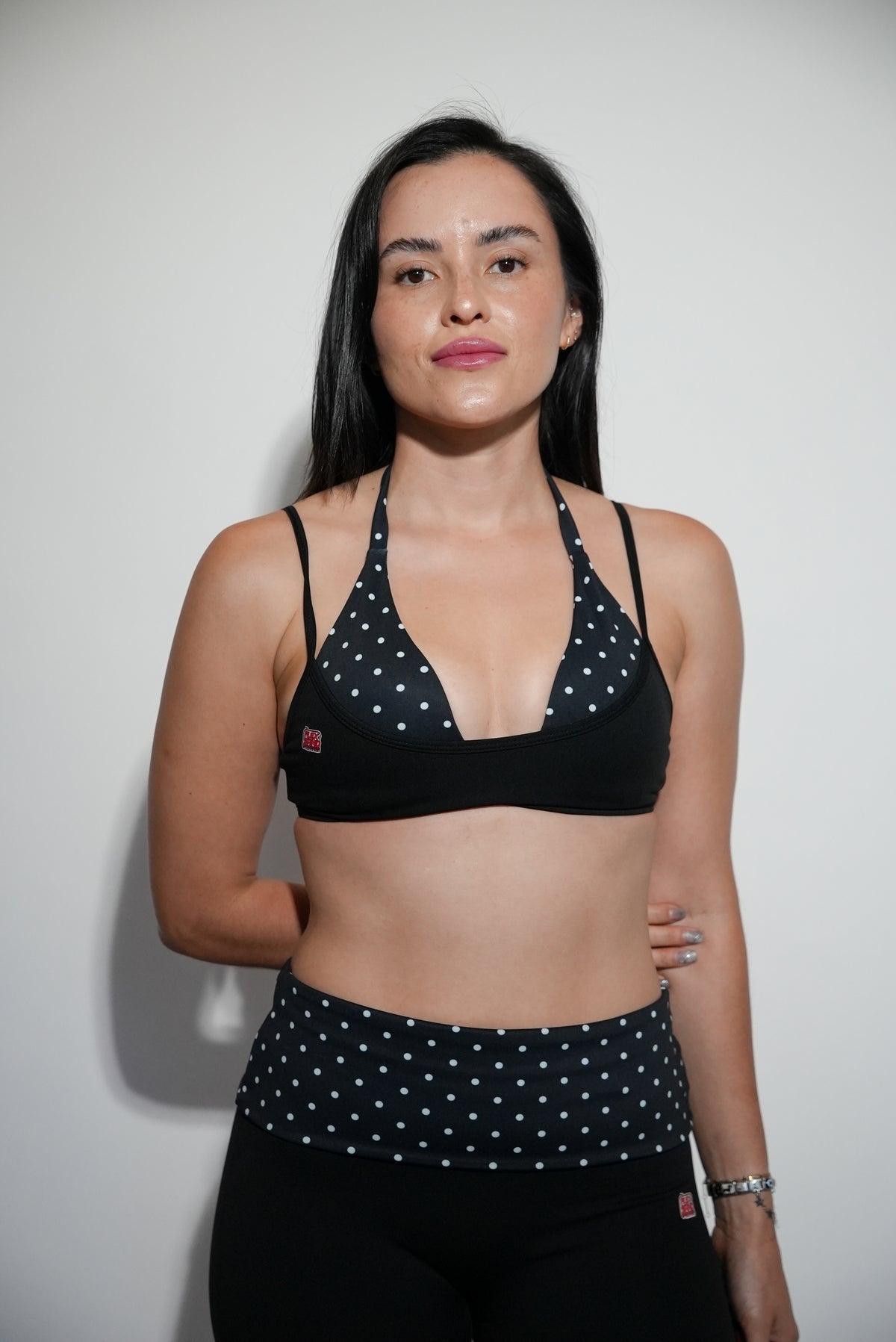 Deco Set - Black Bra Polka Dot