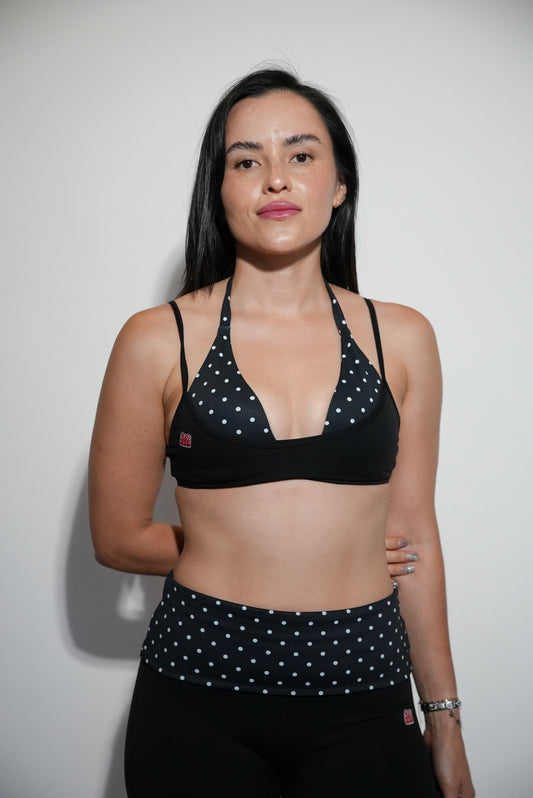 Deco Set - Black Bra Polka Dot