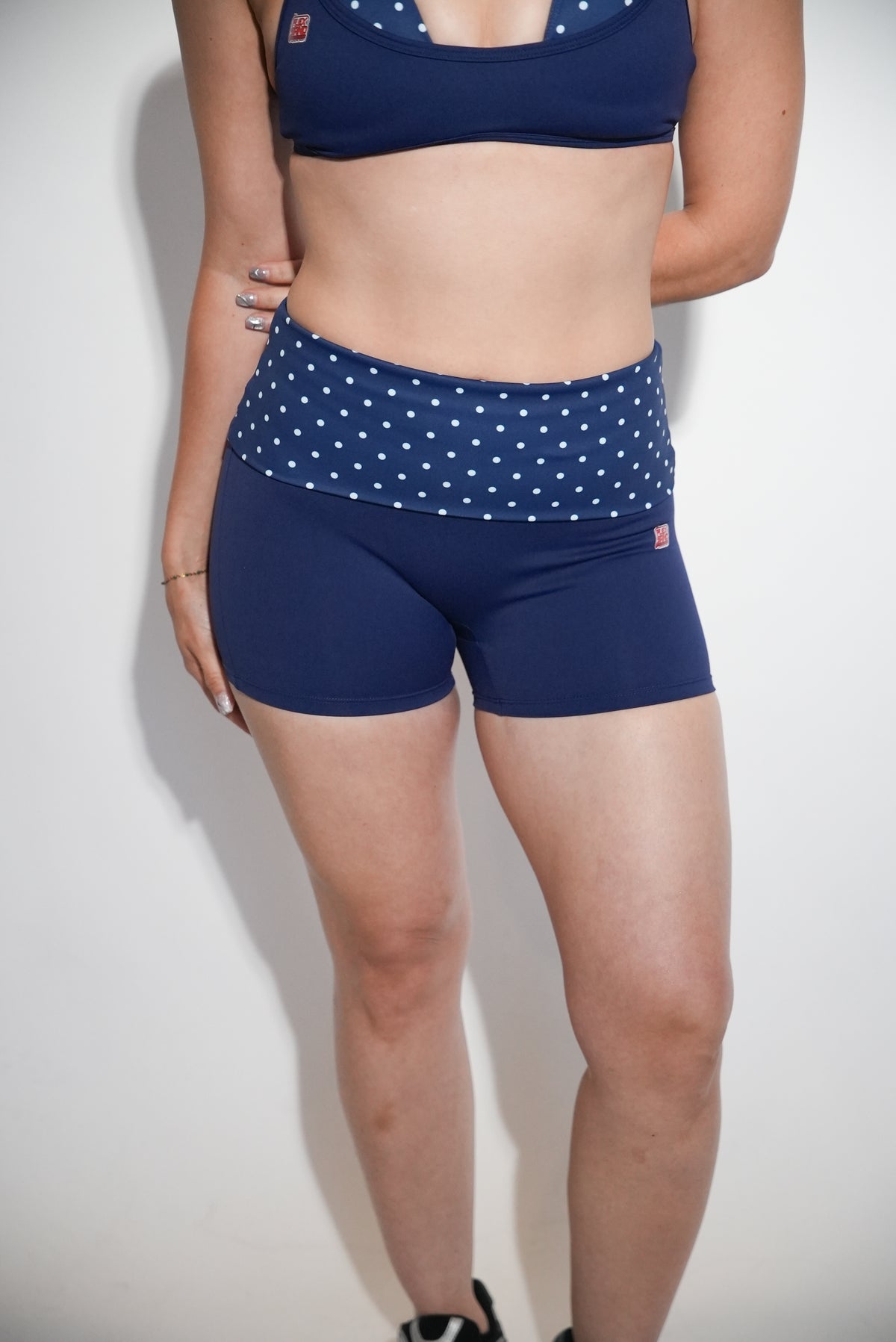Deco Set - Navy Shorts Polka Dot