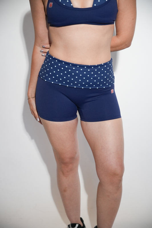 Deco Set - Navy Shorts Polka Dot