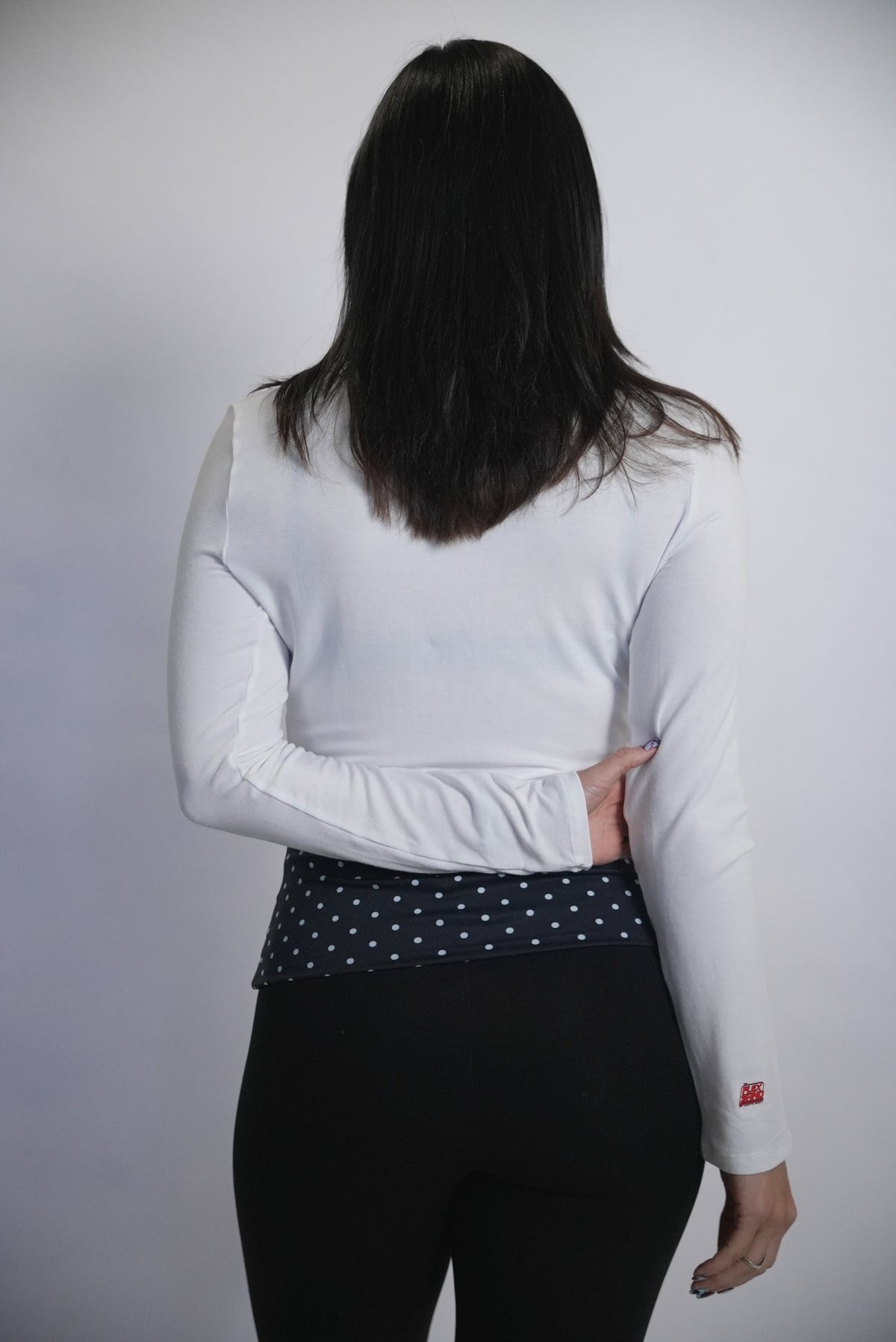 Swan Wrap Top - White