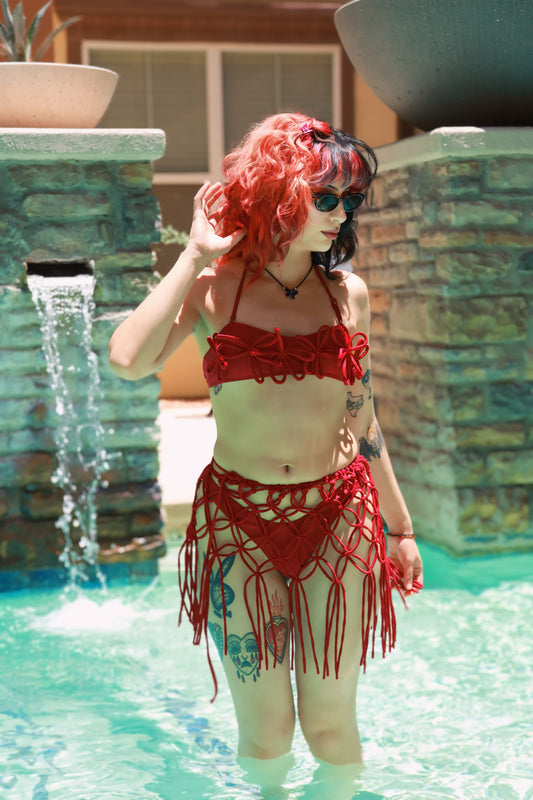 Crimson Surf Bikini
