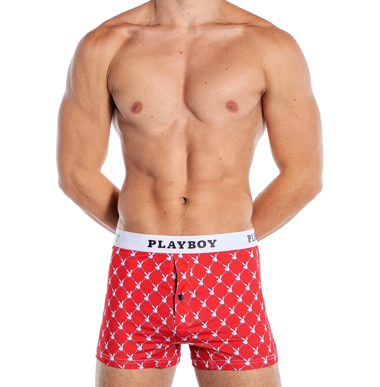 Playboy Men's Argyle Boxer Briefs
