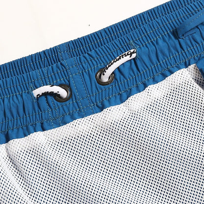 4.5 Inch Short Swim Trunks Slim Fit - Sea Blue