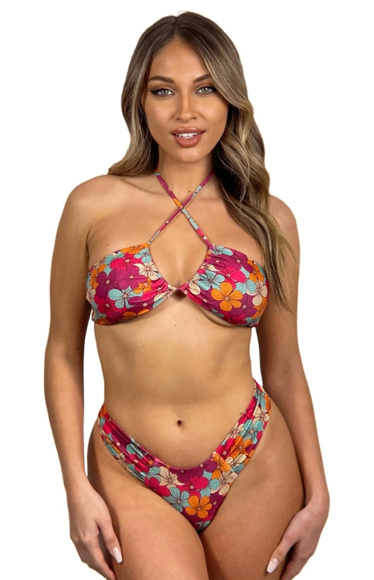 BLOSSOM RUCHED BOTTOM