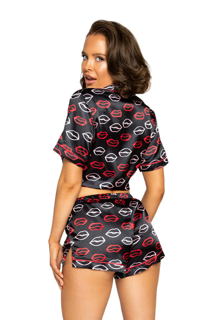 Lips pajama set