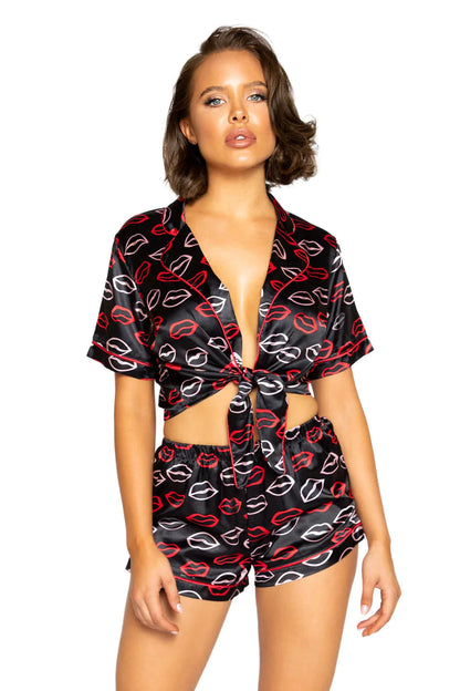 Lips pajama set