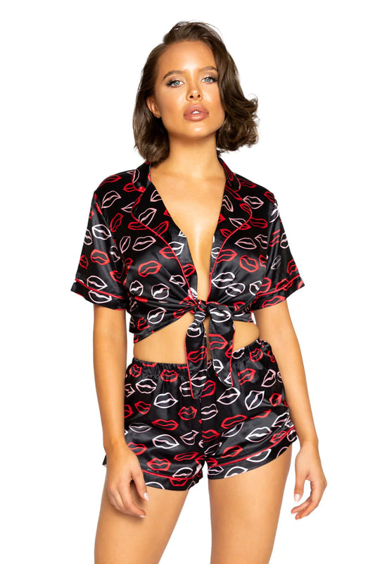 Lips pajama set