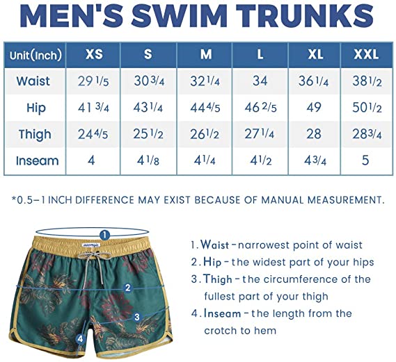 4.5 Inch Short Swim Trunks Slim Fit - Lake Green