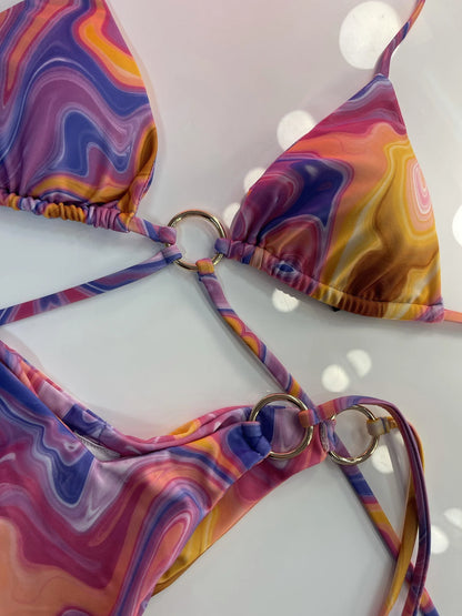 VEGAS RING TRIANGLE WRAP TOP